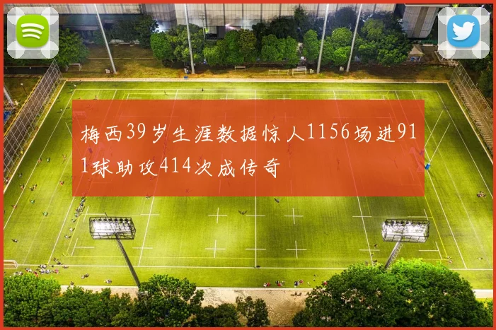 梅西39岁生涯数据惊人1156场进911球助攻414次成传奇